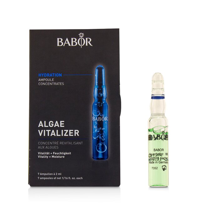 Babor Nawilżające ampułki na noc dla skóry suchej Ampoule Concentrates Hydration Algae Vitalizer (Vitality + Moisture) - For Dull, Dry Skin 7x2ml/0.06ozProduct Thumbnail