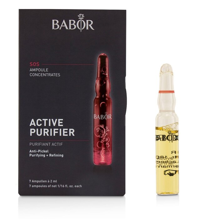 Babor Ampoule Concentrates SOS Active Purifier (Purifying + Refining) - For Problematic, Impure Skin 7x2ml/0.06ozProduct Thumbnail