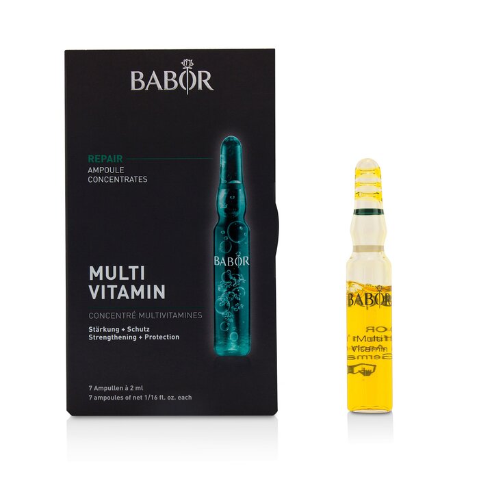 Babor Ampułki na noc Ampoule Concentrates Repair Multi Vitamin (Strengthening + Protection) - For Very Dry Skin 7x2ml/0.06ozProduct Thumbnail