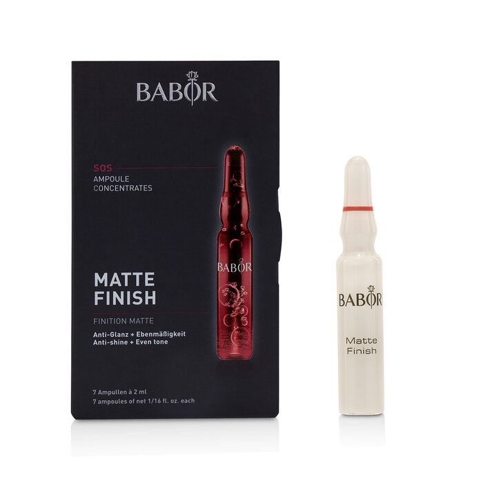 Babor 芭柏爾 SOS安瓶 Ampoule Concentrates SOS Matte Finish (Anti-Shine + Even Tone) - 針對油性及混合性肌膚 7x2ml/0.06ozProduct Thumbnail