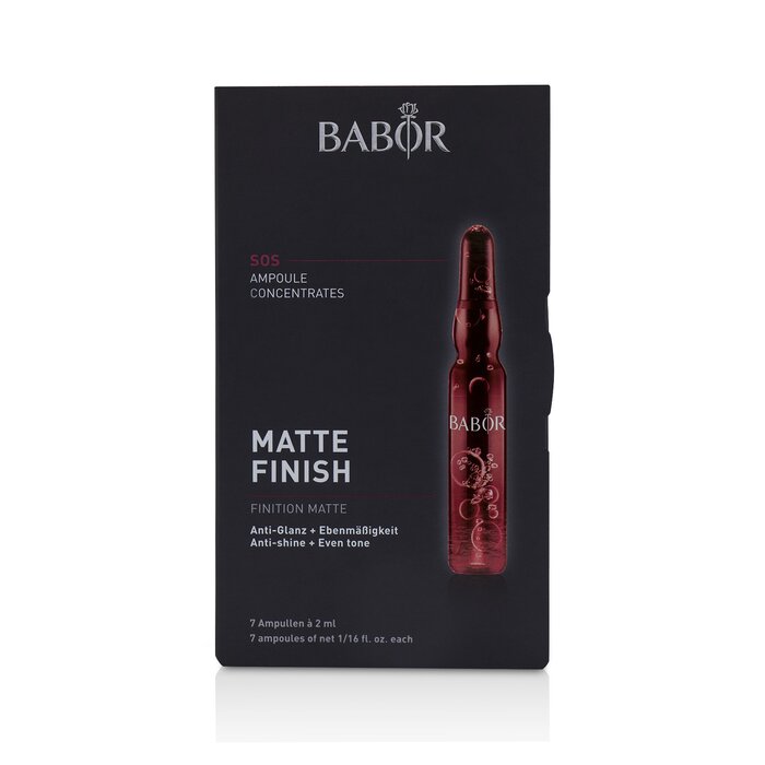 Babor Ampoule Concentrates SOS Matte Finish (Anti-Shine + Even Tone) - For fet- og kombinasjonshud 7x2ml/0.06ozProduct Thumbnail