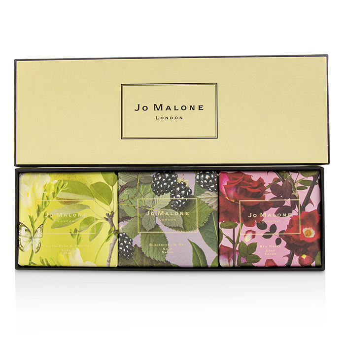 Jo Malone Soap Coffret : English Pear & Fressia / Blackberry & Bay / Red Roses 3pcsProduct Thumbnail