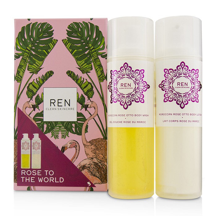 Ren Rose To The World Moroccan Rose Otto Set: Body Wash 200ml + Body Lotion 200ml 2pcsProduct Thumbnail