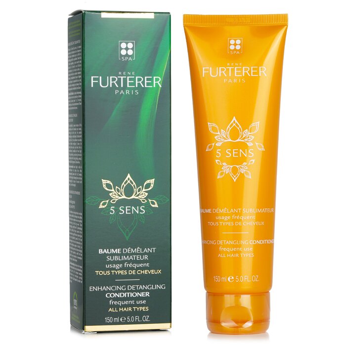 Rene Furterer 5 Sens Enhancing Detangling Conditioner (Frequent Use , All Hair Types) מרכך להתרת קשרים עבור כל סוגי השיער 150ml/5ozProduct Thumbnail