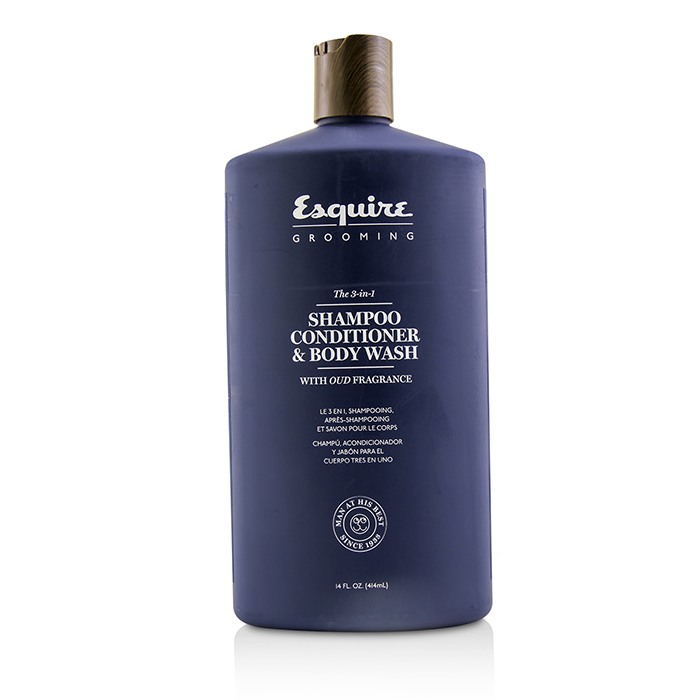 Esquire Grooming Szampon do włosów i ciała The 3-in-1 Shampoo, Conditioner & Body Wash 414ml/14ozProduct Thumbnail