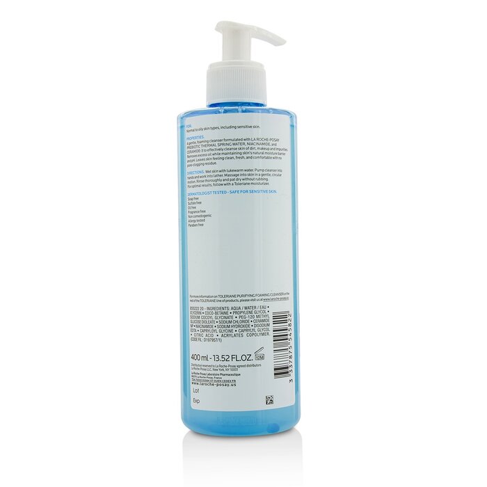 La Roche Posay Toleriane Purifying Foaming Cleanser (For Normal To Oily Skin) 400ml/13.52ozProduct Thumbnail