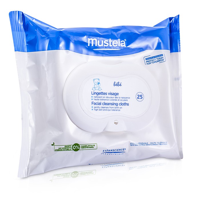 Mustela Facial Cleansing Cloths (Exp. Date 07/2018) 25clothsProduct Thumbnail