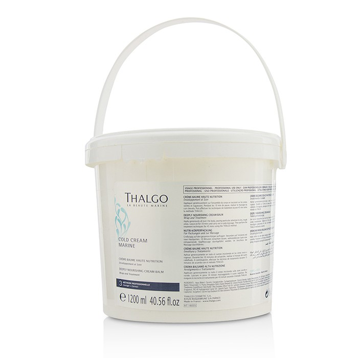 Thalgo Krem do twarzy Cold Cream Marine Deeply Nourishing Cream-Balm (produkt dla salonów kosmetycznych) 1200ml/40.56ozProduct Thumbnail