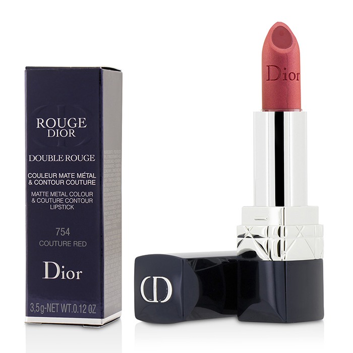 Christian Dior Rouge Dior Double Rouge Matte Metal Colour & Couture Contour Lipstick 3.5g/0.12ozProduct Thumbnail