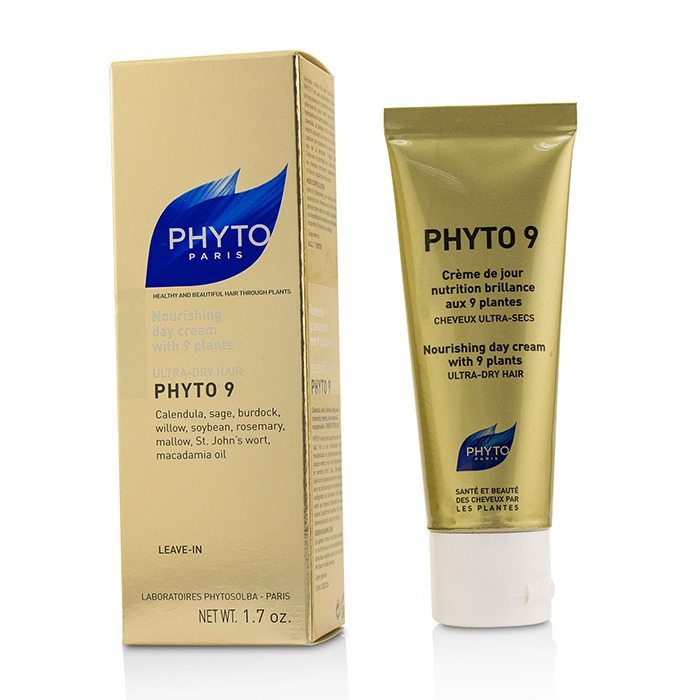 Phyto Odżywczy krem do włosów Phyto 9 Nourishing Day Cream with 9 Plants (Ultra-Dry Hair) 50ml/1.7ozProduct Thumbnail