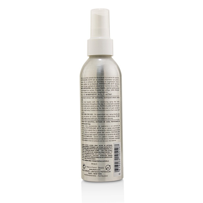 Phyto Spray do stylizacji włosów Phytovolume Actif Volumizing Spray (Fine Hair) 125ml/4.22ozProduct Thumbnail