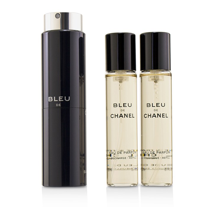 Chanel Bleu De Eau De Parfum Twist And Spray 3x20ml - Eau De Parfum, Free  Worldwide Shipping