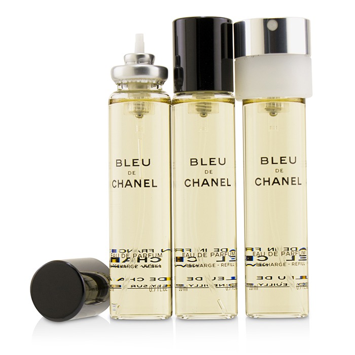 Chanel 香奈爾 香奈兒藍色香水Bleu De Chanel Eau De Parfum Twist & Spray Refill (旅行補充裝) 3x20mlProduct Thumbnail