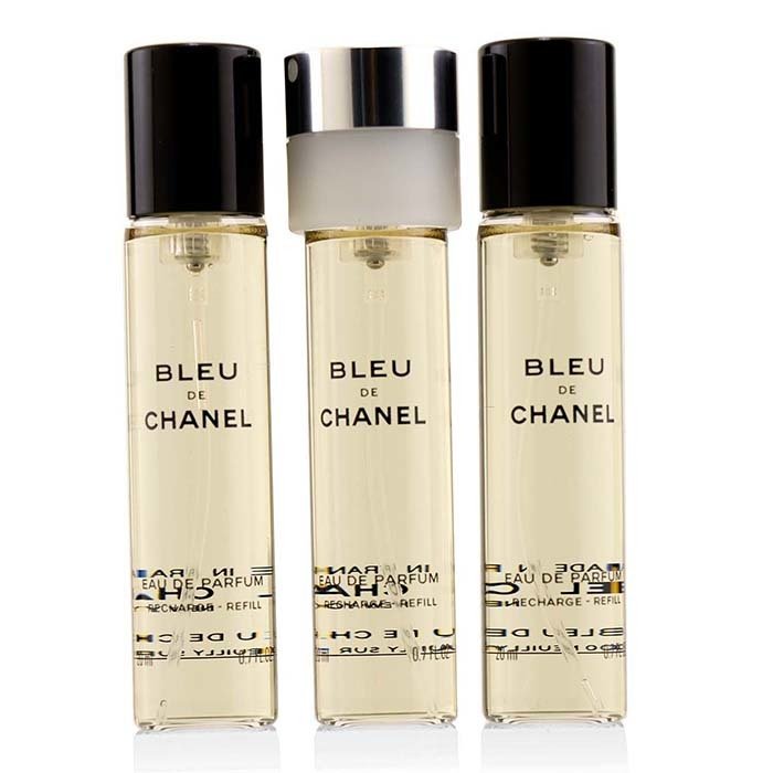 Chanel 香奈爾 香奈兒藍色香水Bleu De Chanel Eau De Parfum Twist & Spray Refill (旅行補充裝) 3x20mlProduct Thumbnail