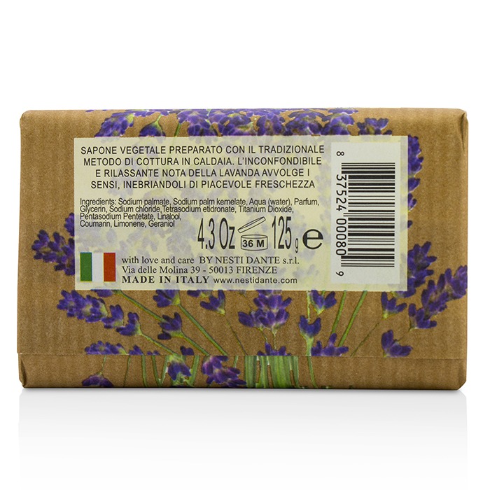 Nesti Dante Растителен сапун Marsiglia In Fiore - лавандула 125g/4.3ozProduct Thumbnail