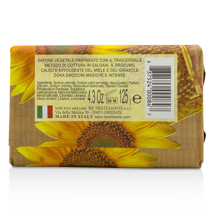 Nesti Dante Marsiglia In Fiore Vegetal Soap - Honey & Sunflower 125g/4.3ozProduct Thumbnail