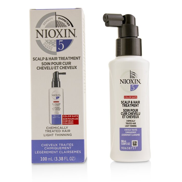 Nioxin Diameter System 5 Scalp & Hair Treatment (שיער שטופל בכימיקלים, הדלדלות קלה, בטיחותי לצבע השיער) 100ml/3.38ozProduct Thumbnail