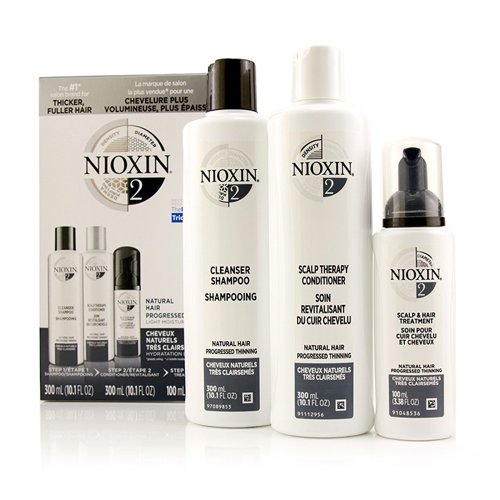 Nioxin 理安善  3D護理套裝2 - 適用於天然頭髮，逐步稀疏，輕盈保濕 3pcsProduct Thumbnail