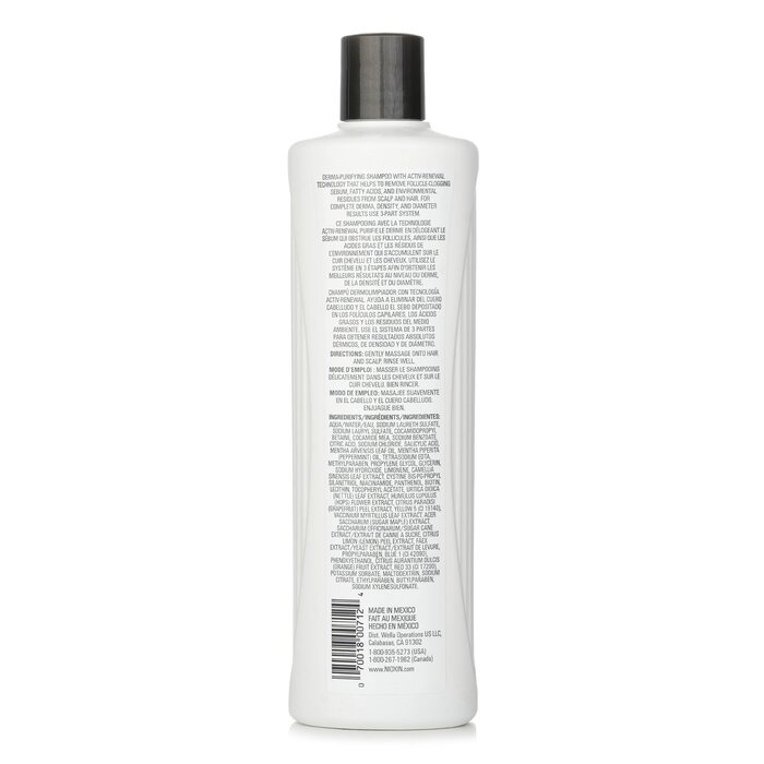Nioxin Derma Purifying System 2 Cleanser Shampoo (Naturlig hår, progressiv hårtap) 500ml/16.9ozProduct Thumbnail