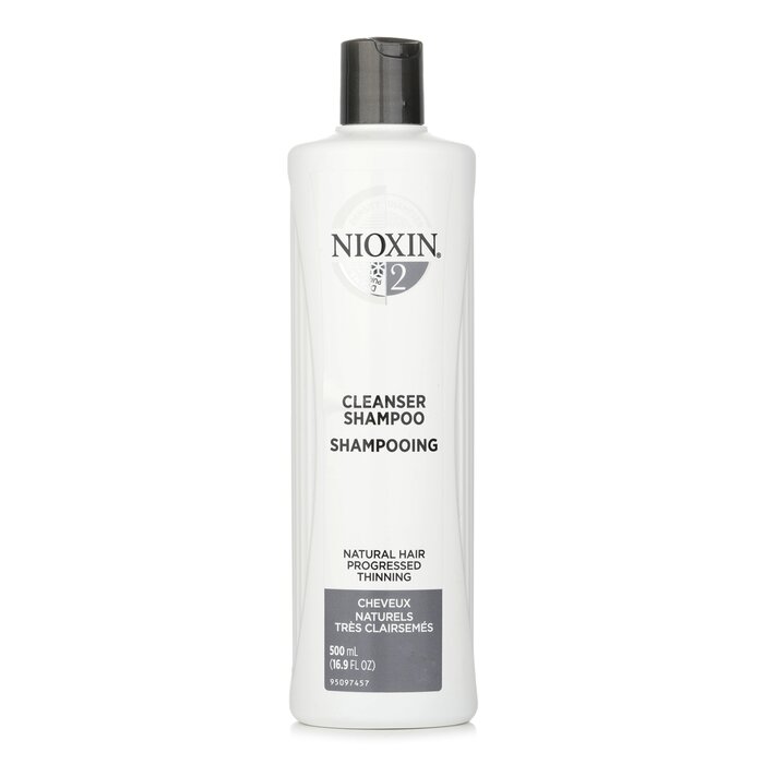 Nioxin Derma Purifying System 2 Cleanser Shampoo (שיער טבעי, הדלדלות מתקדמת) שמפו 500ml/16.9ozProduct Thumbnail