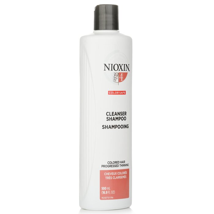 Nioxin 儷康絲 潔淨系統4號潔淨洗髮露Derma Purifying System 4 Cleanser Shampoo(細軟髮/染燙髮) 500ml/16.9ozProduct Thumbnail
