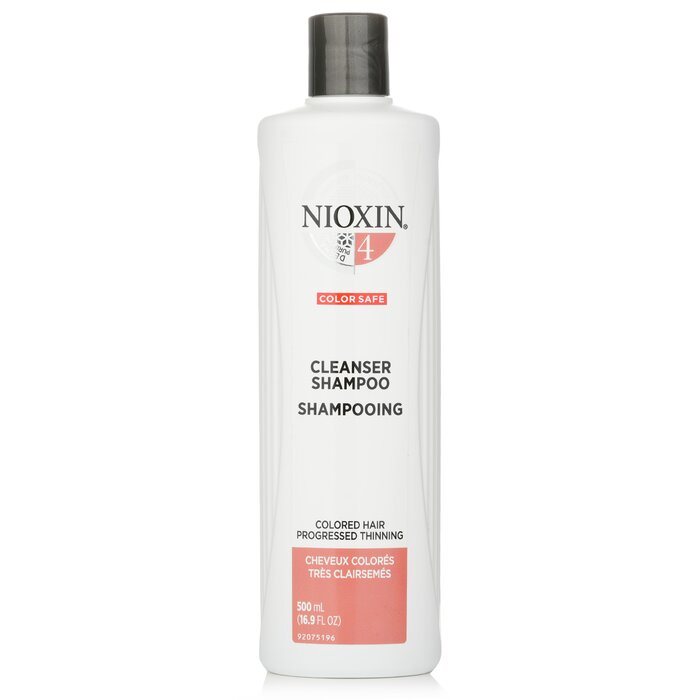 Nioxin 理安善  3D淨化洗髮露 4 (染後髮質, 逐漸稀疏, 染髮可用) 500ml/16.9ozProduct Thumbnail