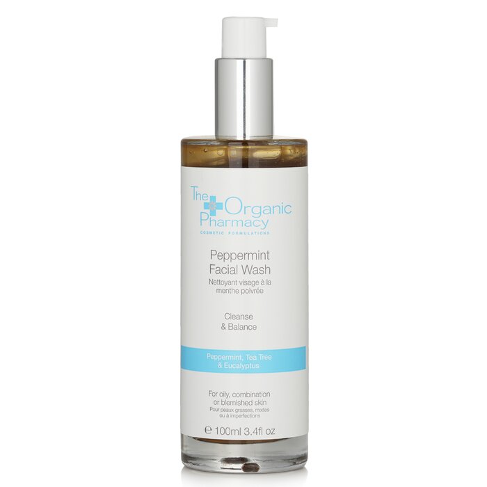 The Organic Pharmacy Peppermint Facial Wash - For Blemished Skin 100ml/3.3ozProduct Thumbnail
