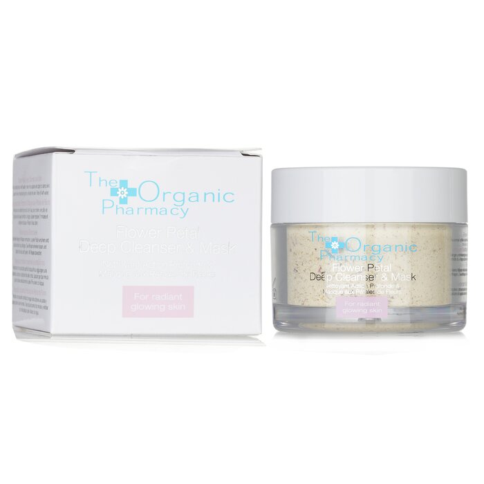 The Organic Pharmacy Flower Petal Deep Cleanser & Mask - For Radiant Glowing Skin - מסכה וקלינסר לניקוי עמוק 60g/2.14ozProduct Thumbnail