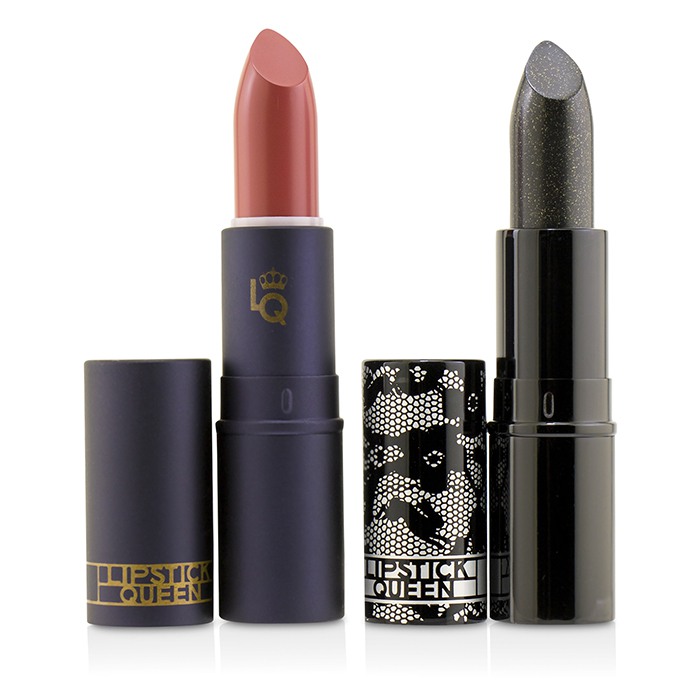 リップスティック クィーン Lipstick Queen Smokey Lip Kit ( Black Lace Rabbit & Bright Natural Sinner) 2x3.5g/0.12ozProduct Thumbnail