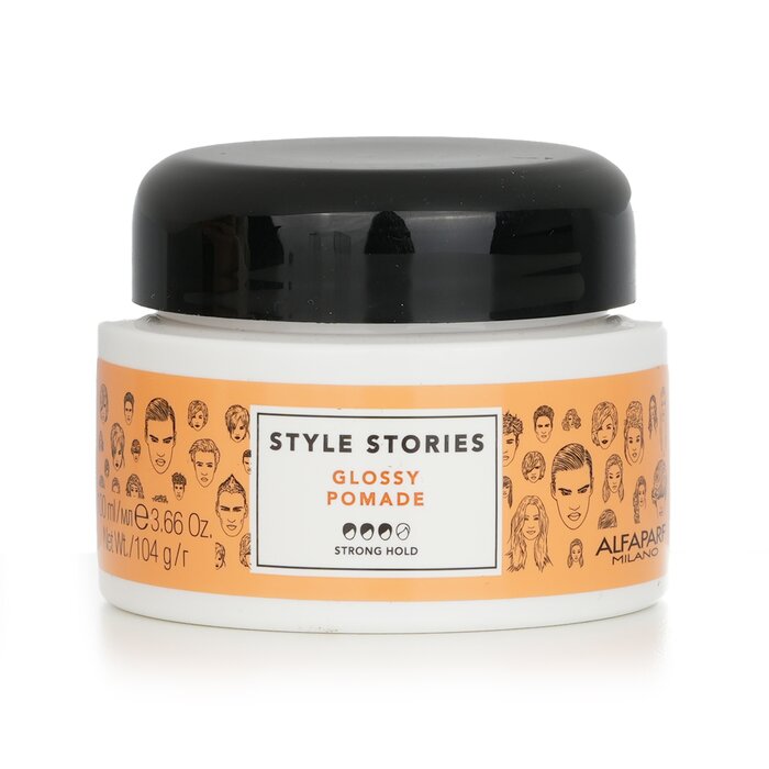 AlfaParf Style Stories Glossy Pomade (Sterk hold) 100ml/3.66ozProduct Thumbnail