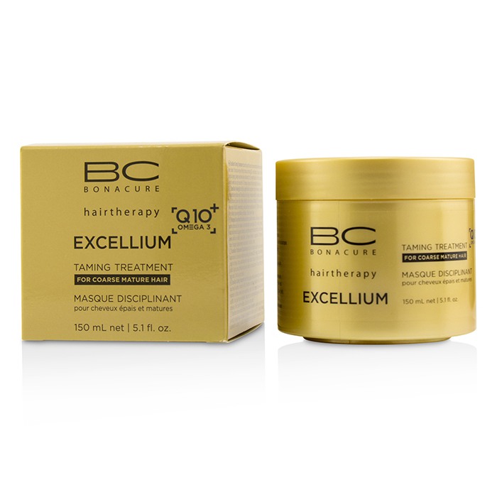 Schwarzkopf BC Excellium Q10+ Omega 3 Taming Treatment (Til grovt, modent hår) 150ml/5.1ozProduct Thumbnail