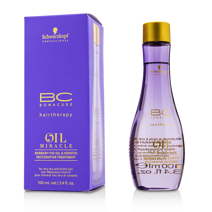 Schwarzkopf BC Oil Miracle Barbary Fig Oil & Keratin Restorative Treatment (For Very Dry and Brittle Hair) טיפול עבור שיער יבש או שביר 100ml/3.4ozProduct Thumbnail
