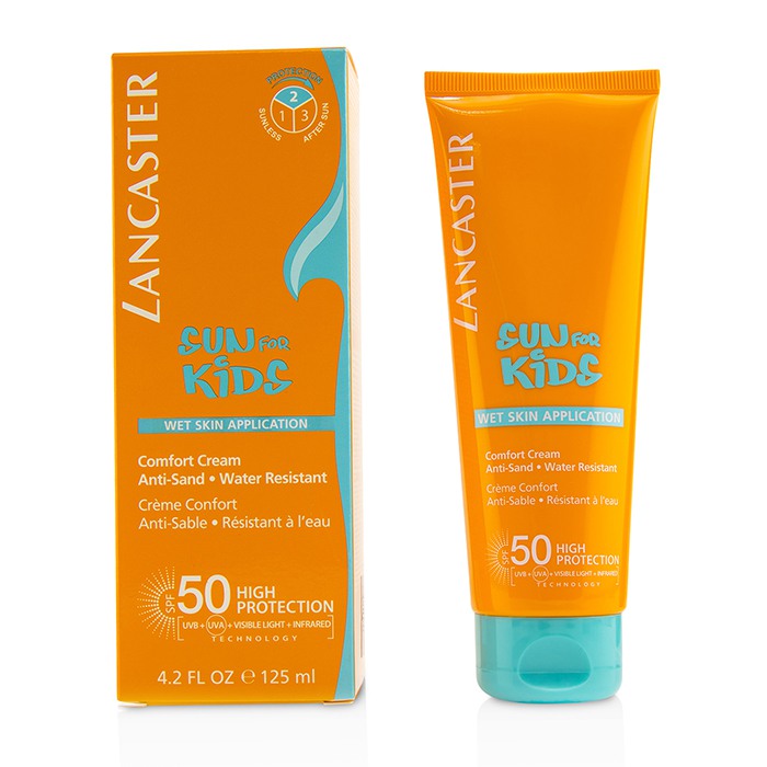 Lancaster 蘭嘉絲汀 兒童防曬舒緩乳霜SPF 50(濕膚) Sun For Kids Comfort Cream (Wet Skin Application) SPF 50 125ml/4.2ozProduct Thumbnail