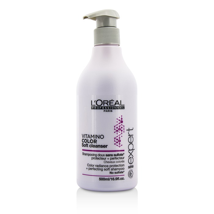 L'Oreal Professionnel Expert Serie - Vitamino Color Soft Cleanser Color Radiance Protection + Perfecting Soft Shampoo 500ml/16.9ozProduct Thumbnail