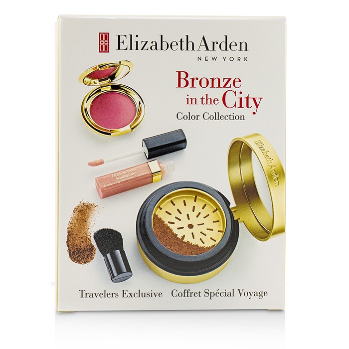 Elizabeth Arden Bronze In The City Color Collection (1 x Bronzing Powder, 1 x Blush, 1 x Lip Gloss, 1 x Brush) 4pcsProduct Thumbnail