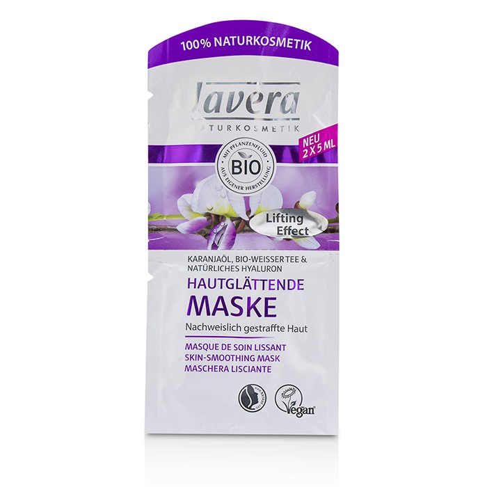 Lavera Maseczka do twarzy Karanja Oil & Organic White Tea Lifting Effect Skin-Smoothing Mask 2x5mlProduct Thumbnail
