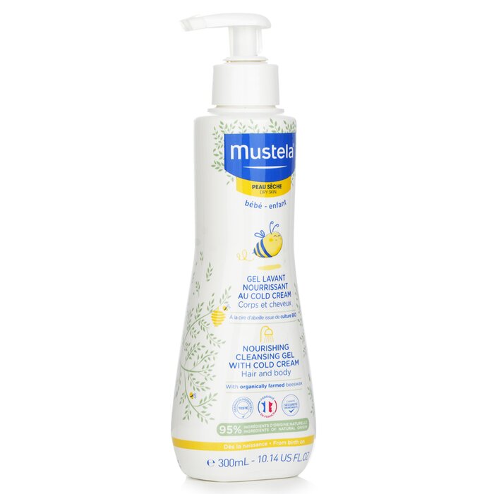 Mustela Nourishing Cleansing Gel with Cold Cream For Hair & Body - For Dry Skin 300ml/10.14ozProduct Thumbnail