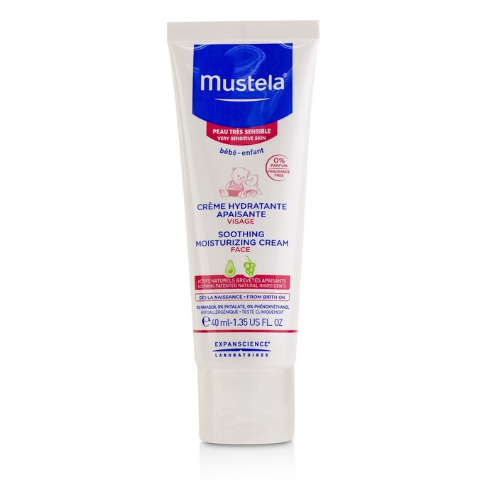 Mustela Nawilżający krem do twarzy Soothing Moisturizing Cream For Face - skóra bardzo wrażliwa 40ml/1.35ozProduct Thumbnail