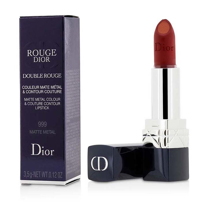 크리스찬디올 Christian Dior Rouge Dior Double Rouge Matte Metal Colour & Couture Contour Lipstick 3.5g/0.12ozProduct Thumbnail