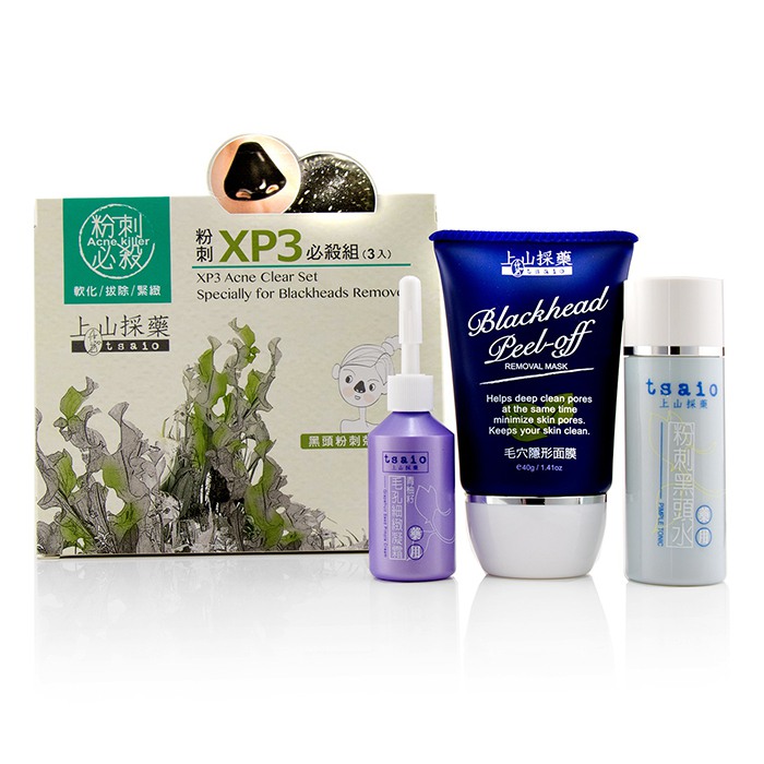 Tsaio XP3 Acne Clear Set - Specially Formulated for Blackheads Remove 3pcsProduct Thumbnail