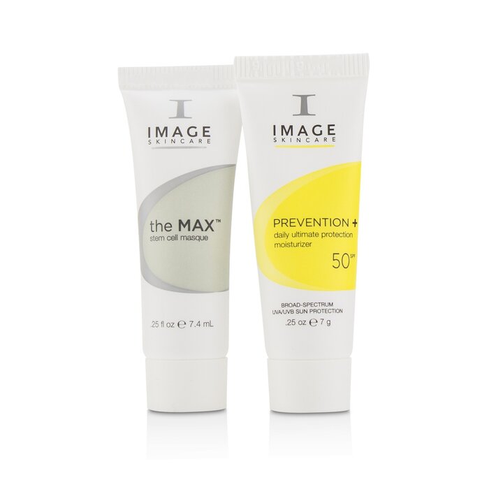 Image The Max Trial Kit: 1x Stem Cell Facial Cleanser 7.4ml/0.25oz + 1x Stem Cell Serum 7.4ml/0.25oz + 1x Stem Cell Creme 7.4ml/0.25oz + 1x Stem Cell Masque 7.4ml/0.25oz + 1x Prevention+ Daily Ultimate Protection Moisturizer SPF50 7g/0.25oz - ערכת ניסיון 5pcsProduct Thumbnail