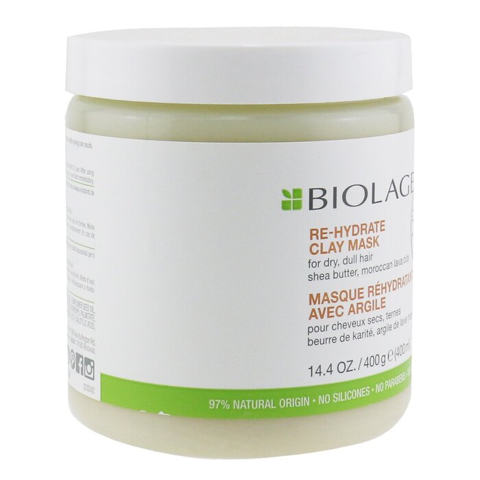 Matrix Maska do włosów Biolage R.A.W. Re-Hydrate Clay Mask (For Dry, Dull Hair) 400ml/14.4ozProduct Thumbnail