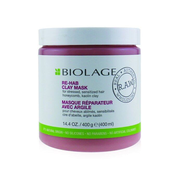Matrix Biolage R.A.W. Re-Hab Clay Mask (For Stressed, Sensitized Hair) 400ml/14.4ozProduct Thumbnail
