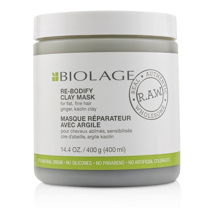 Matrix Maseczka do włosów Biolage R.A.W. Re-Bodify Clay Mask (For Flat, Fine Hair) 400ml/14.4ozProduct Thumbnail