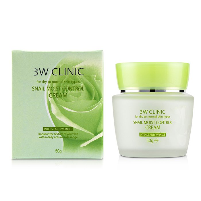 3W Clinic Snail Moist Control Cream (Intensiv antirynke) - For tørr til normal hud 50g/1.7ozProduct Thumbnail