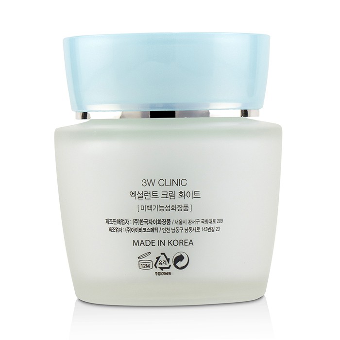 3W Clinic Excellent White Cream (Intensive Whitening) - קרם מלבין לעור יבש עד רגיל 50g/1.7ozProduct Thumbnail