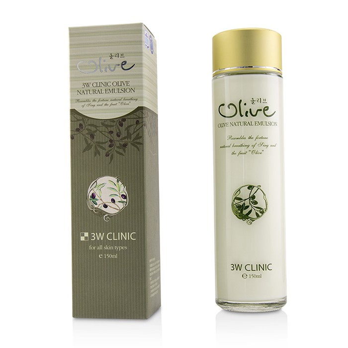 3W Clinic 橄欖天然乳液Olive Natural Emulsion 150ml/5ozProduct Thumbnail