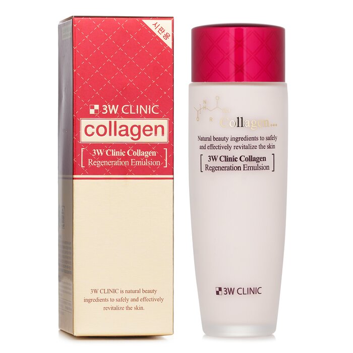 3W Clinic Collagen Regeneration Emulsion אמולסיה לחידוש העור 150ml/5ozProduct Thumbnail
