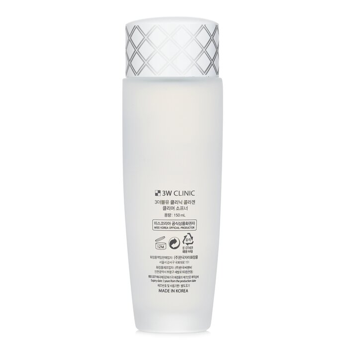 3W Clinic Collagen White Clear Amaciante 150ml/5ozProduct Thumbnail