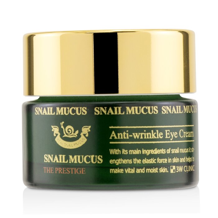 3W Clinic 蝸牛緊實彈力抗皺眼霜Snail Mucus Anti-Wrinkle Eye Cream 30ml/1.02ozProduct Thumbnail